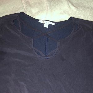 Navy blue top